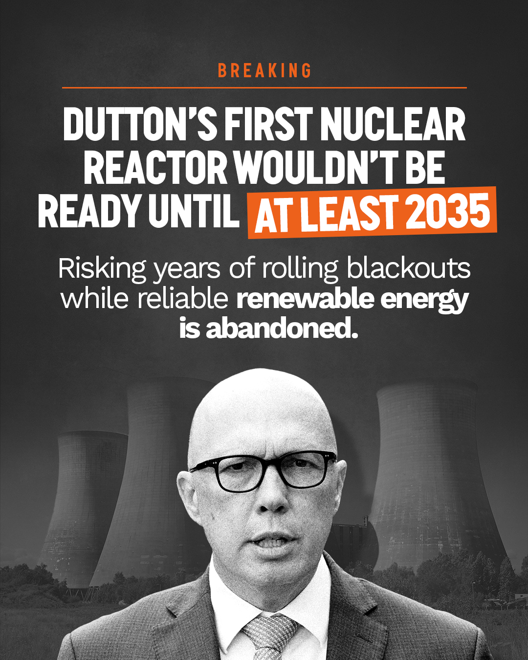 Petition: Central Victoria says No to Dutton's Nuclear Energy Plan Main Image